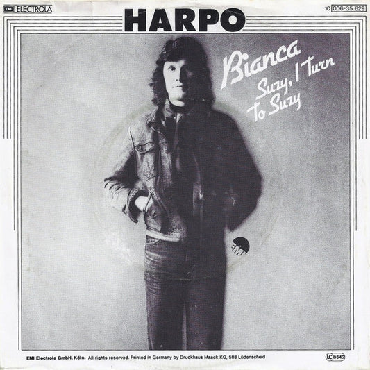 Harpo - Bianca Vinyl Singles Vinyl Zeer Goed / Hoesje Goed "VINYLSINGLES.NL"