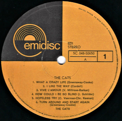 Cats - The Cats (LP) 40612 Vinyl LP JUKEBOXSINGLES.NL   