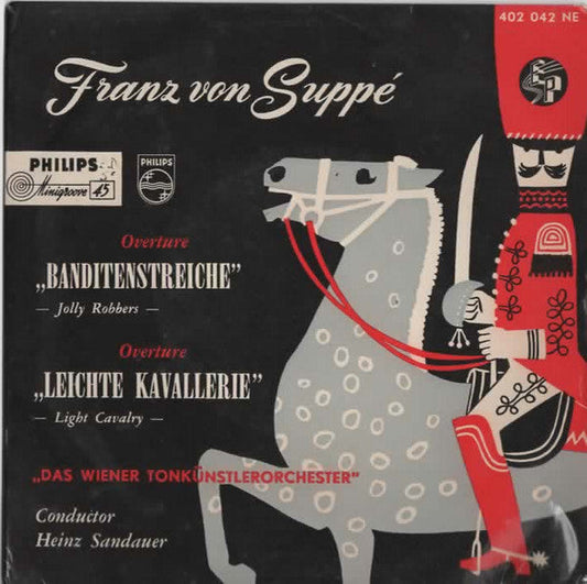 Tonkünstler Orchestra Ltg. Heinz Sandauer - Overture Banditenstreiche 40767 Vinyl Singles EP Vinyl Goed / Hoes Goed