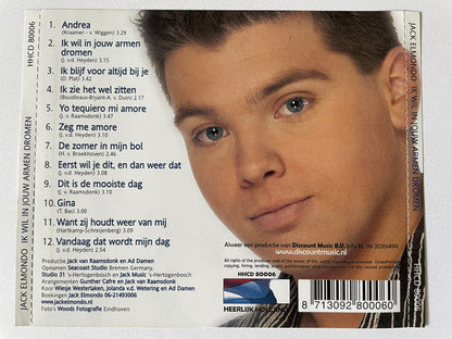 Jack Elmondo - Ik Wil In Jouw Armen Dromen (CD) 70566 Compact Disc Goede Staat