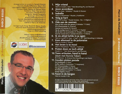 Marco De Hollander - Je Dromen Achterna (CD) 70507 Compact Disc Goede Staat
