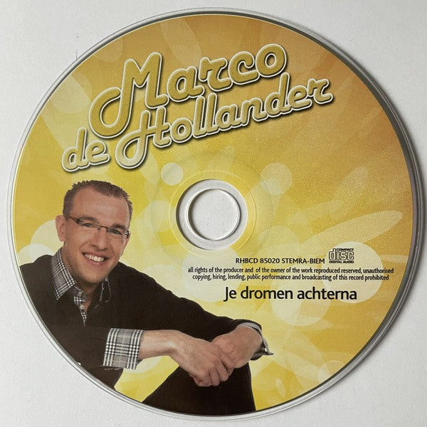 Marco De Hollander - Je Dromen Achterna (CD) 70507 Compact Disc Goede Staat