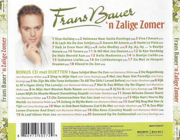 Frans Bauer - 'n Zalige Zomer (CD) 70762 Compact Disc Goede Staat