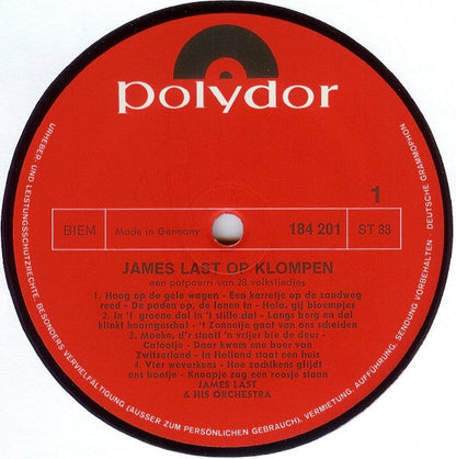 James Last – James Last On Clogs (LP) 45380