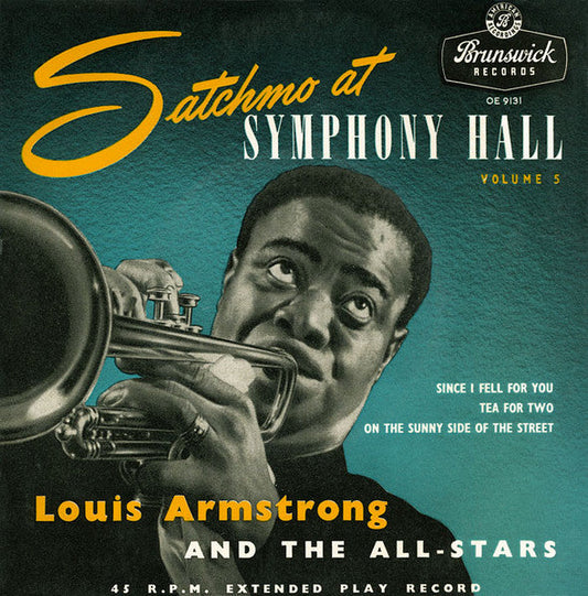 Louis Armstrong And His All-Stars - Satchmo At Symphony Hall Volume 5 41435 Vinyl Singles EP Vinyl Goed / Hoes Goed