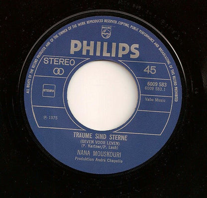 Nana Mouskouri - Traume Sind Sterne 15976 Vinyl Singles Vinyl Goed / Hoes Goed