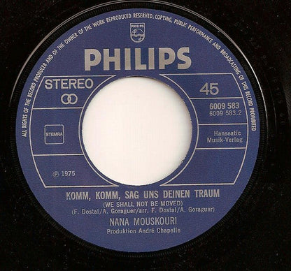 Nana Mouskouri - Traume Sind Sterne 15976 Vinyl Singles Vinyl Goed / Hoes Goed