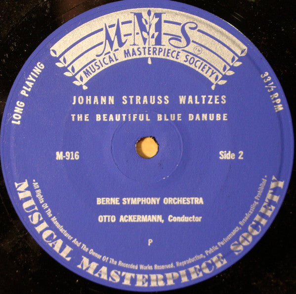 Johann Strauss Jr. – Berner Symphonieorchester, Otto Ackermann – Johann Strauss Walzer 19372