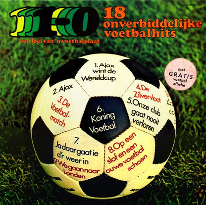 Dick Doorn - 1-0, 18 Onverbiddelijke Voetbalhits (LP) Vinyl LP Vinyl Zeer Goed / Hoesje Goed "VINYLSINGLES.NL"