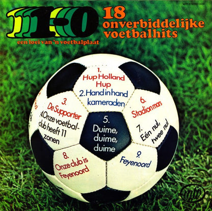 Dick Doorn - 1-0, 18 Onverbiddelijke Voetbalhits (LP) Vinyl LP Vinyl Zeer Goed / Hoesje Goed "VINYLSINGLES.NL"
