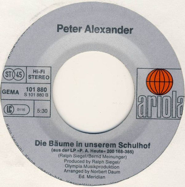 Peter Alexander - Denk Doch Auch Mal An Dich 33321