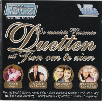 Various - De Mooiste Vlaamse Duetten Uit Tien Om Te Zien (CD) 70648 Compact Disc Goede Staat