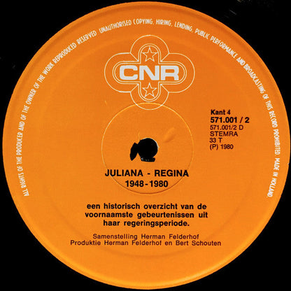 Various - Juliana Regina 1948 - 1980 (LP) 40786 Vinyl LP JUKEBOXSINGLES.NL   