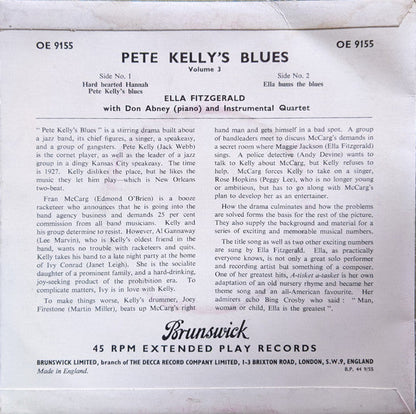 Ella Fitzgerald - Songs From The Warner Bros. Film Pete Kelly's Blues (Volume 3) 42522 Vinyl Singles EP Vinyl Goed / Hoes Goed