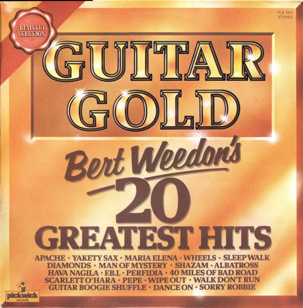 Bert Weedon - Guitar Gold - Bert Weedon's 20 Greatest Hits (LP) 41344 Vinyl LP JUKEBOXSINGLES.NL   