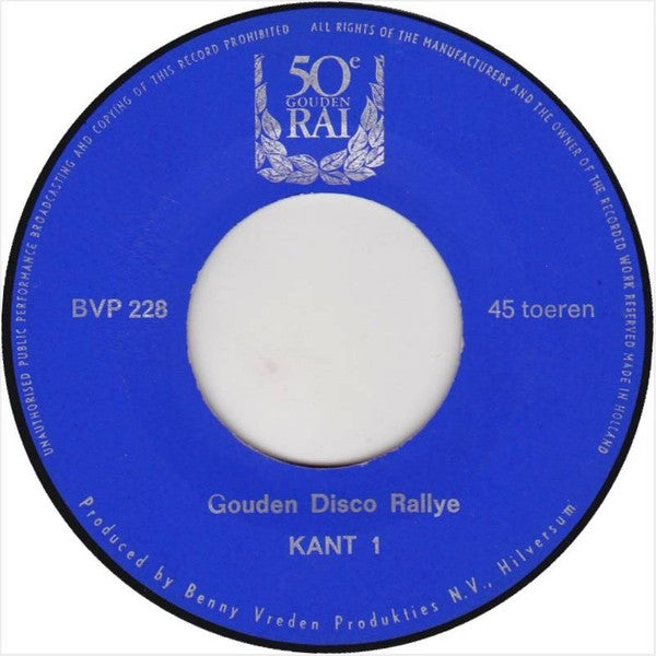 No Artist - Gouden Disco Rallye 29954 Vinyl Singles Vinyl Goed / Hoes Goed