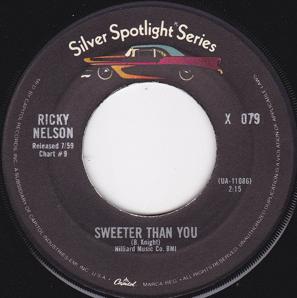 Ricky Nelson - Hello Mary Lou 42410 Vinyl Singles Vinyl Goed / Hoes Generic