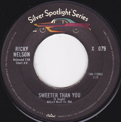 Ricky Nelson - Hello Mary Lou 42410 Vinyl Singles Vinyl Goed / Hoes Generic