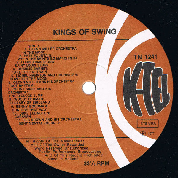 Various - Kings Of Swing (LP) 48224 Vinyl LP JUKEBOXSINGLES.NL   