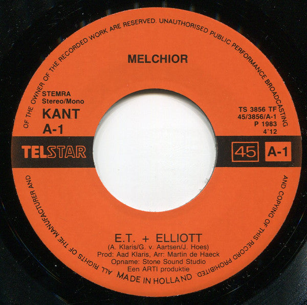 Melchior - ET Elliott 13824 Vinyl Singles Vinyl Goed / Hoes Generic