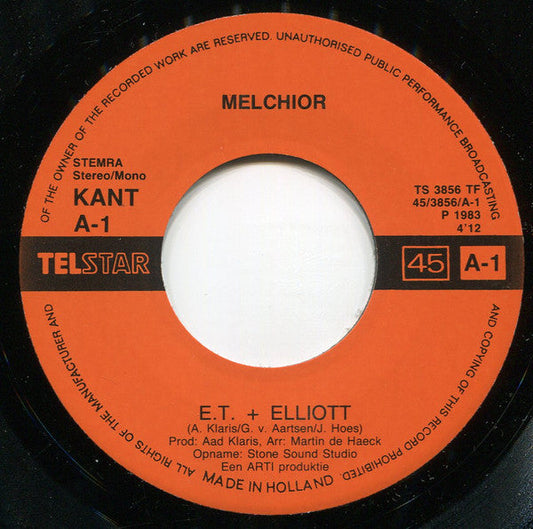 Melchior - ET Elliott 13824 Vinyl Singles Vinyl Goed / Hoes Generic