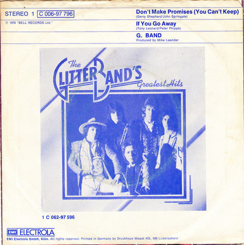 Glitter Band - Don't Make Promises (You Can't Keep) 33099 (B) Vinyl Singles Vinyl Goed / Hoes Goed