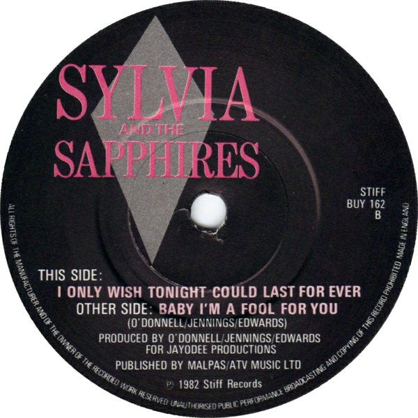 Sylvia &amp; The Sapphires – Baby, ich bin ein Narr für dich 32896