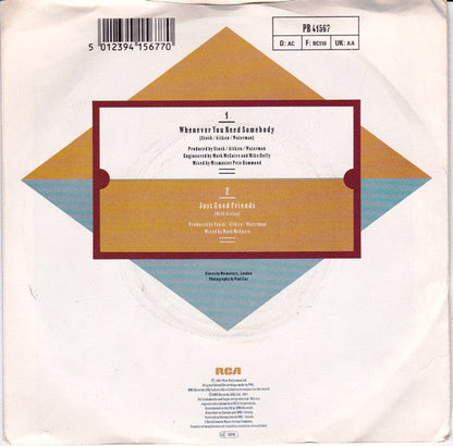 Rick Astley - Whenever You Need Somebody Vinyl Singles Vinyl Goed / Hoes Goed