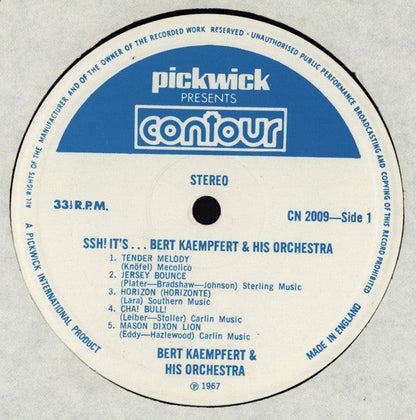 Bert Kaempfert – Psst! Es ist... Bert Kaempfert And His (LP) 46301