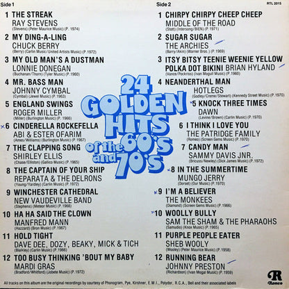 Various - Fun Rock - 24 Golden Hits Of The 60's And The 70's (LP) 52046 Vinyl LP Vinyl Goed / Hoes Goed