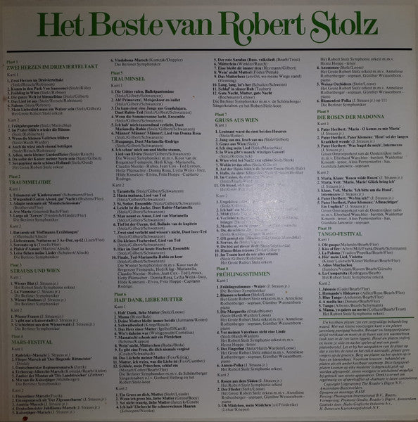 Robert Stolz - The Best of Robert Stolz (LP) 50966