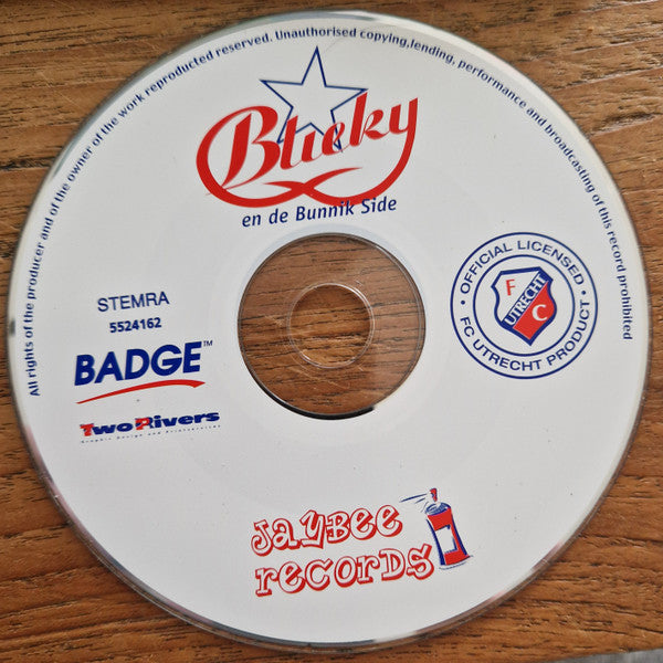 Blieky En De Bunnik Side - Forza Utreg (CD) 70942 Compact Disc Single Goede Staat