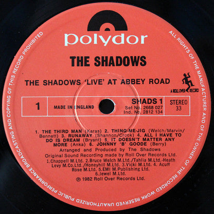 Shadows - Live At Abbey Road (LP) 43401