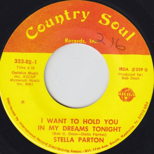 Stella Parton - Ode To Olivia 41249 Vinyl Singles Vinyl Goed / Hoes Generic