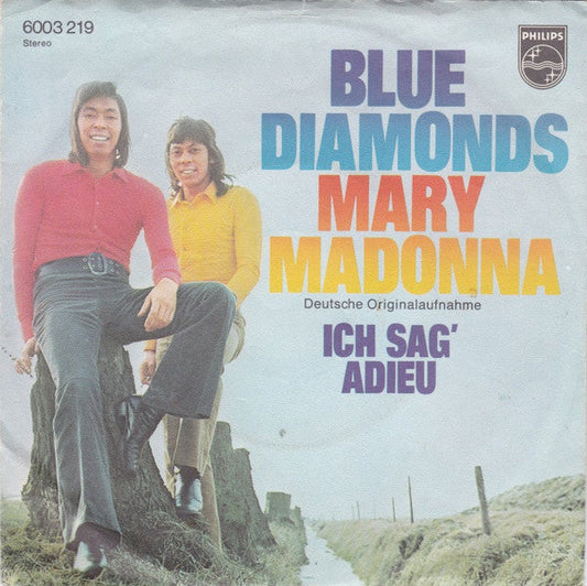 Blue Diamonds - Mary Madonna 33274