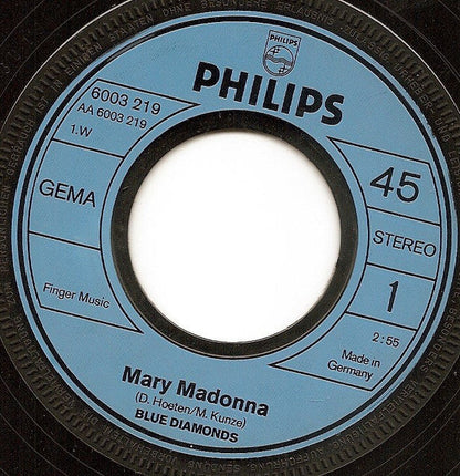 Blue Diamonds - Mary Madonna 33274