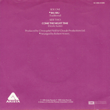 Chorale - Riu Riu 16482 Vinyl Singles Vinyl Zeer Goed / Hoesje Goed "VINYLSINGLES.NL"
