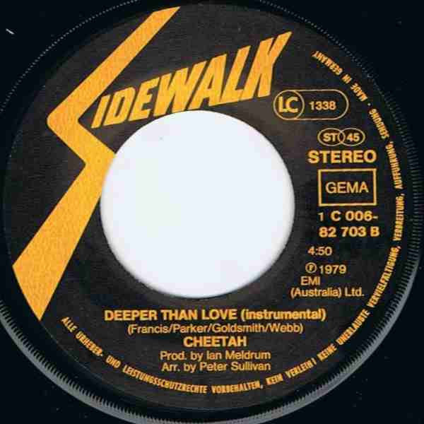 Cheetah - Deeper Than Love 37180