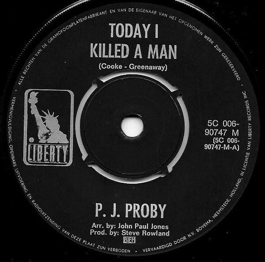 PJ Proby - Heute habe ich einen Mann getötet 15781
