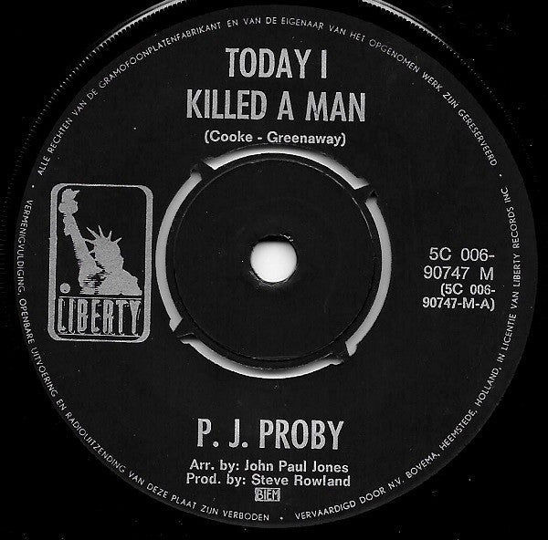 PJ Proby - Heute habe ich einen Mann getötet 21671