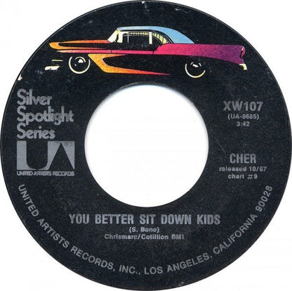 Cher - Bang Bang (My Baby Shot Me Down) Vinyl Singles Vinyl Zeer Goed / Hoesje Generic "VINYLSINGLES.NL"
