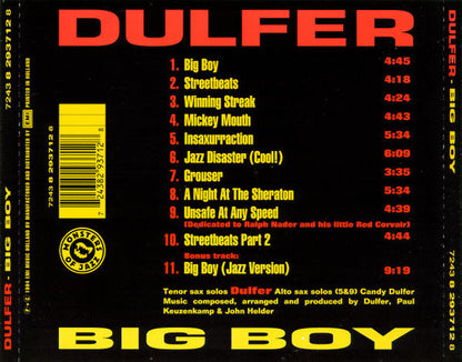 Hans Dulfer - Big Boy (CD) 70768 Compact Disc Goede Staat