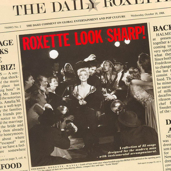 Roxette - Look Sharp! (CD) 70798 Compact Disc Goede Staat