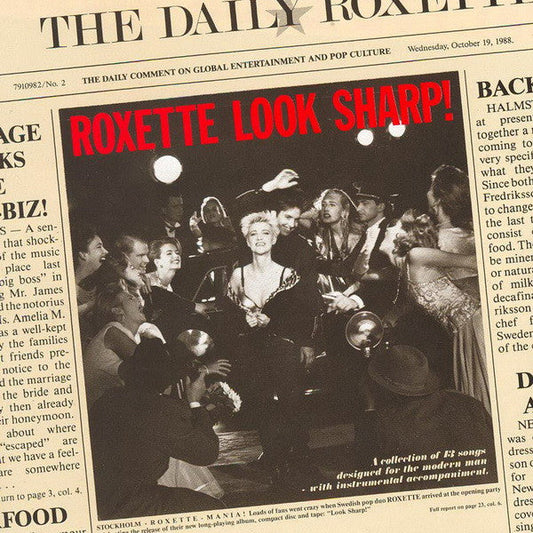 Roxette - Look Sharp! (CD) 70798 Compact Disc Goede Staat