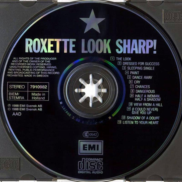Roxette - Look Sharp! (CD) 70798 Compact Disc Goede Staat