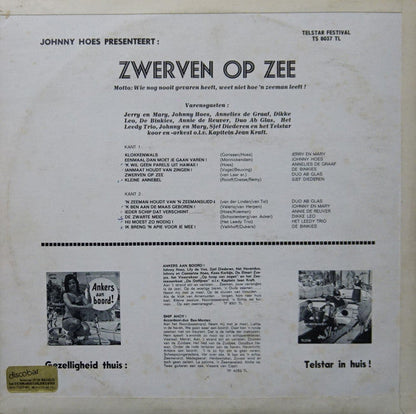 Various - Johnny Hoes Presenteert: Zwerven Op Zee (LP) 52192 Vinyl LP Vinyl Goed / Hoes Goed