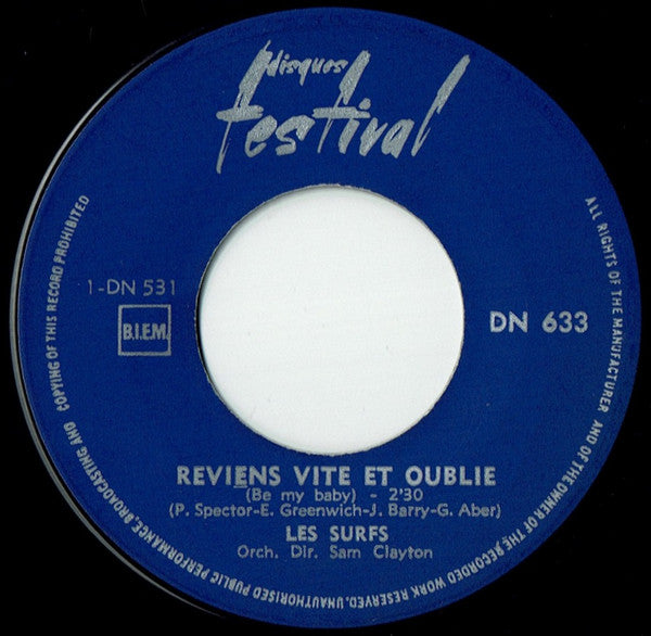 Les Surfs - Reviens Vite Et Oublie 07238