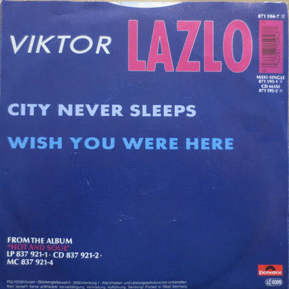 Viktor Lazlo - Die Stadt schläft nie 21780