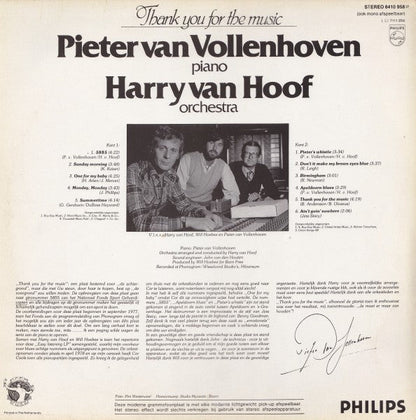 Pieter van Vollenhoven, Harry van Hoof ‎- Thank You For The Music (LP) 50951