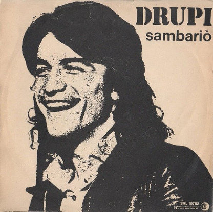 Drupi - Sambariò 30166 Vinyl Singles Vinyl Zeer Goed / Hoesje Goed "VINYLSINGLES.NL"